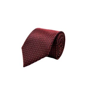 Bordo Siyah Klasik Desen Kravat 2151-5K